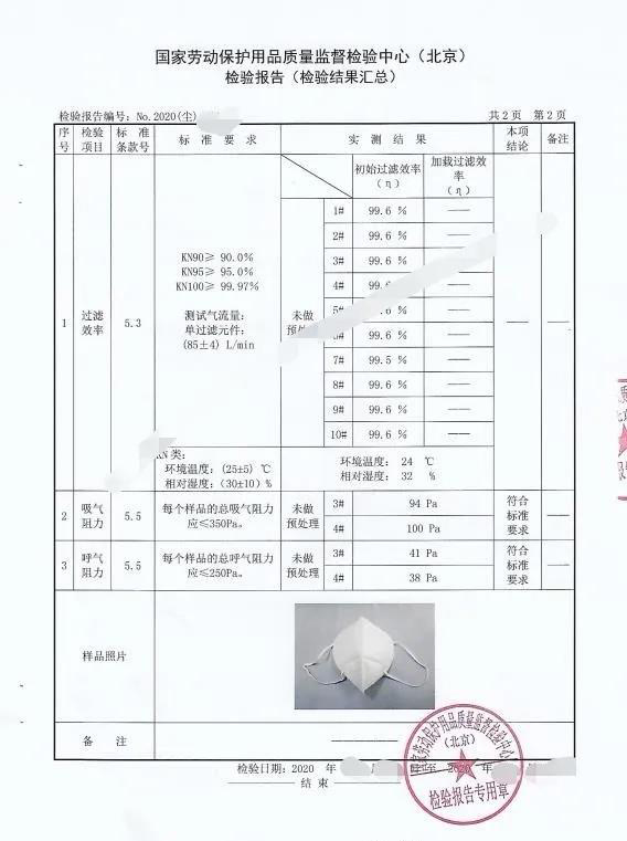 检验检测报告部分图片