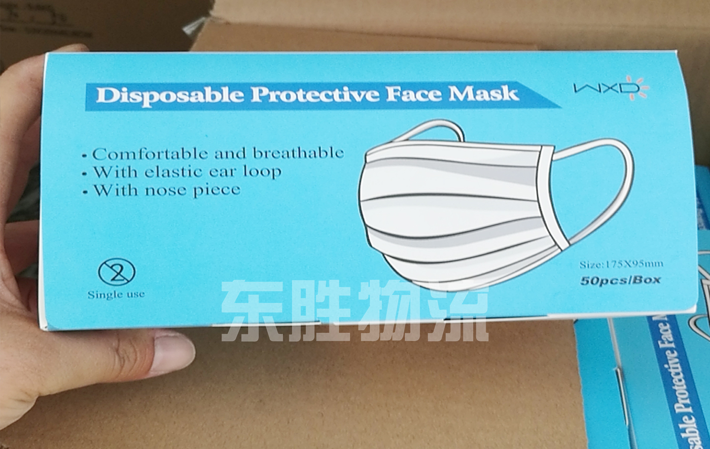 口罩出口香港，口罩物流到香港验货图