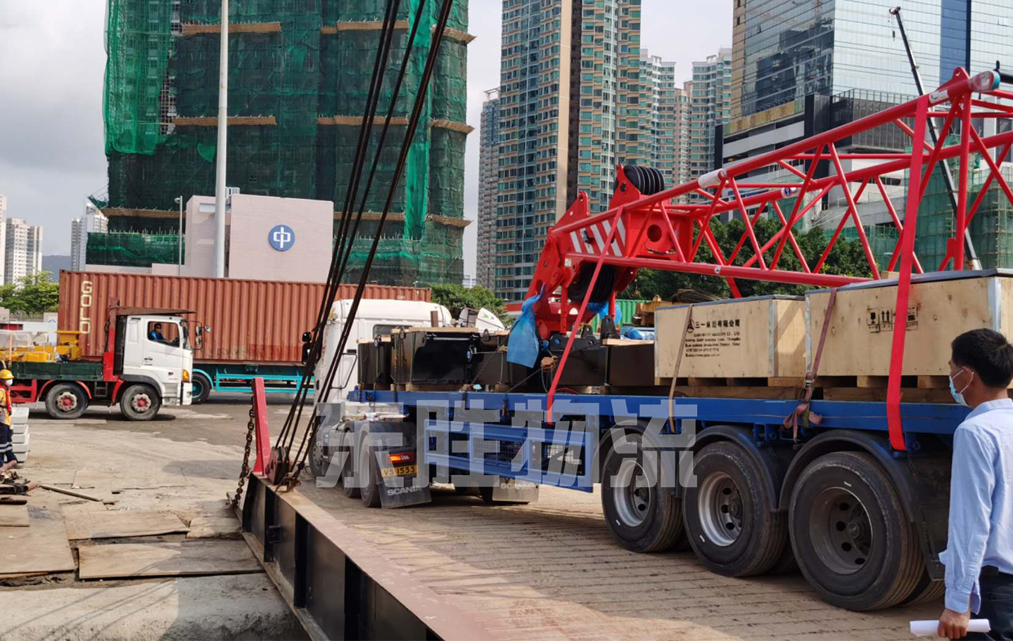 佛山到香港货运专线；承接各类家具商品材料运输到香港案例图