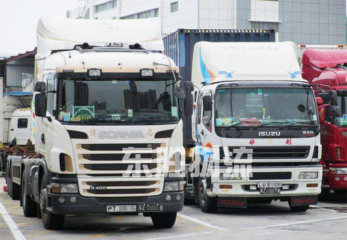 江门到香港拖车运输--中港拖车柜车案例--东胜物流案例