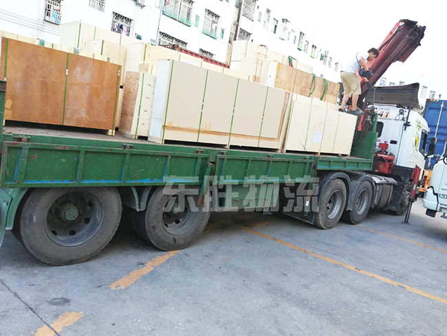 江门瓷砖发货到香港--江门到香港瓷砖运输案例-东胜物流