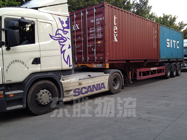 香港拖车、集装箱拼箱运输案例