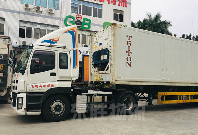 广州到香港吨车运输--东胜物流案例